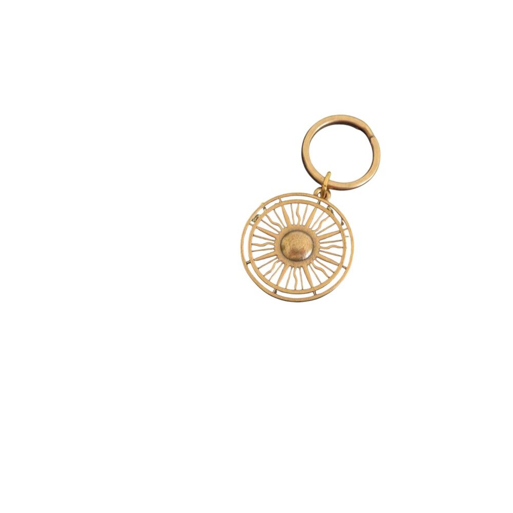 Alex and Ani "100 Made" Rafaelian Gold Key Fob, NWT - Picture 3 of 4
